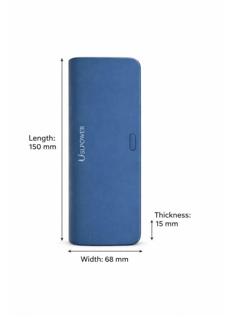 USLPOWER Power Bank 20000mAh, Portable Charger with PD 35W Fast Charging, USB-C Input/Output & USB-A QC 3.0, Slim High-Capacity Power Bank with LED Digital Display, Smart Chip Protection, Ideal for Travel & Daily Use - Image 2